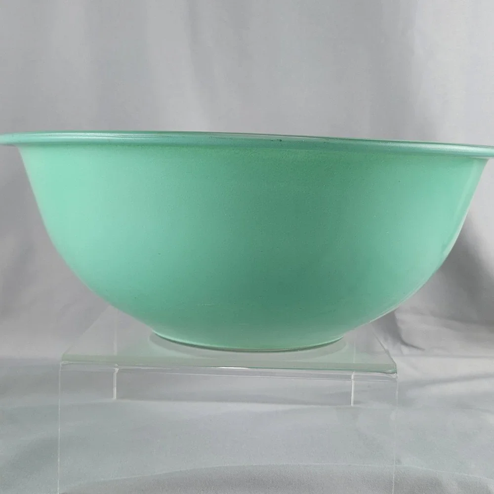 Pyrex Mixing Bowl 2.5L Seafoam Green Vintage 325 Glass Nesting Bowl USA